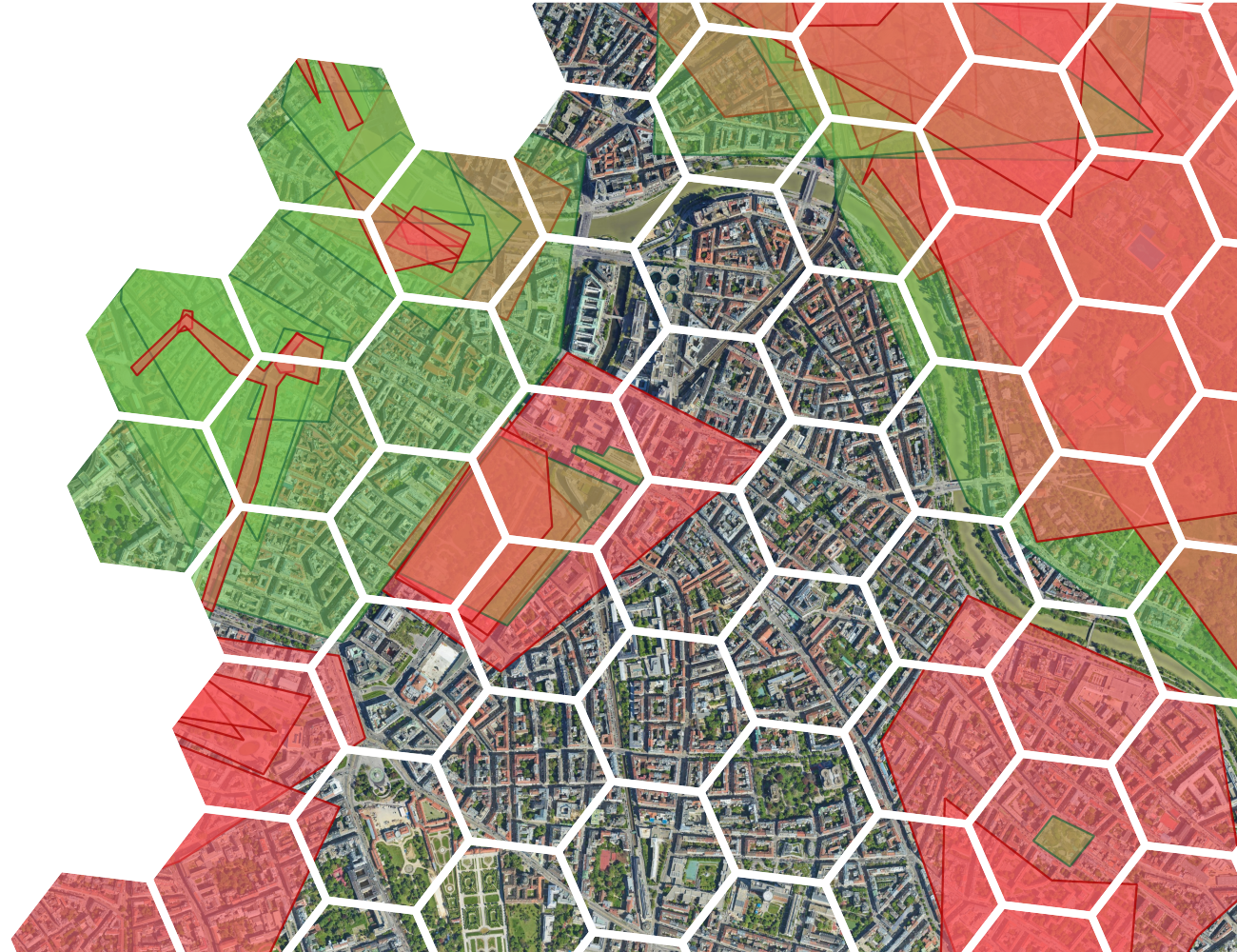 Hexagon Map Image